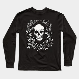 Cat Skull Tattoos Long Sleeve T-Shirt